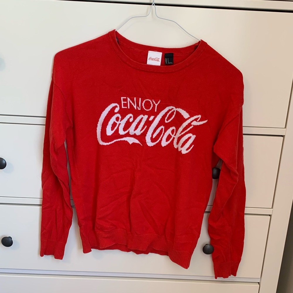COCA COLA RED KNIT SWEATER